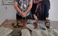 دستگیری مادر و پسر قاچاقچی در کلاچای
